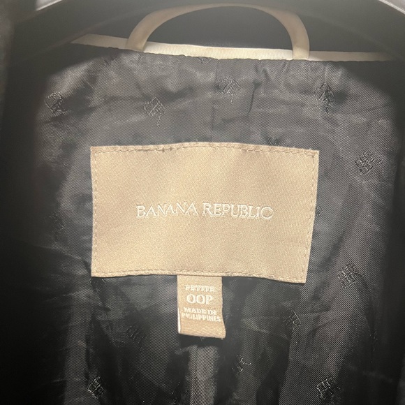 2 for 1 banana republic blazer black grey petite - Picture 3 of 8